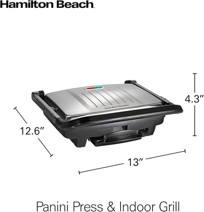 Hamilton Beach Panini Press, Sandwich Maker & Electric Indoor Grill, Upright