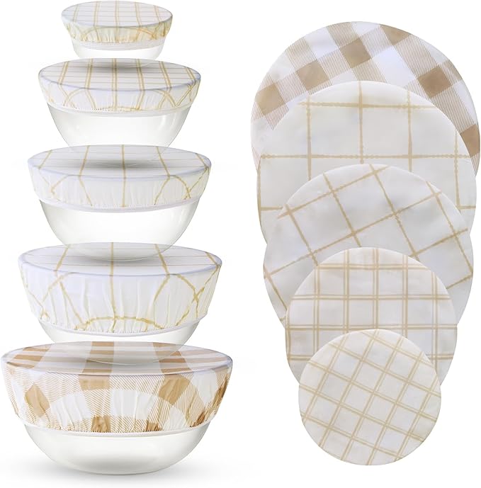 Tirphy 5-Size Reusable Bowl Covers