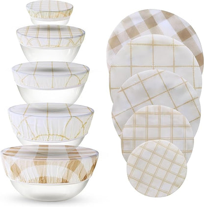 Tirphy 5-Size Reusable Bowl Covers