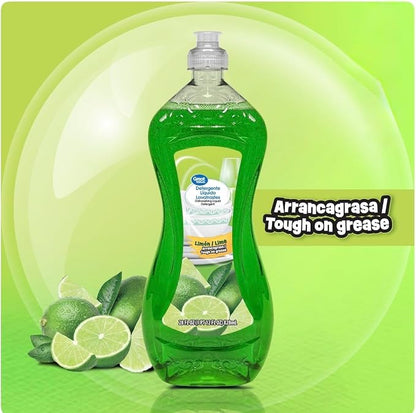Dish Washing Liquid Detergent, Limon/Lime Scent, 28 fl oz