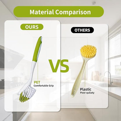 Dish Brush Scrub Brush with Handle