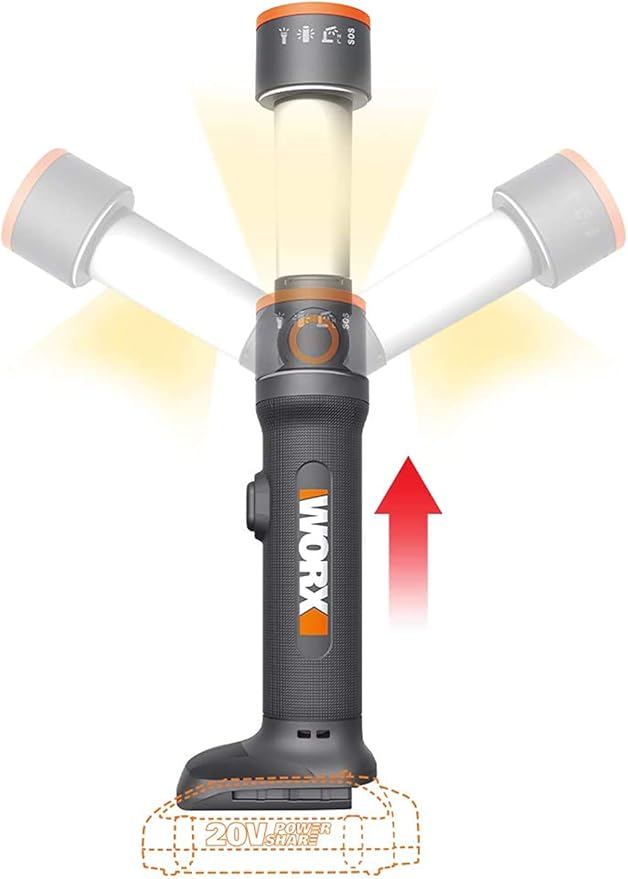 Worx WX027L.9 20V Power Share Multi-Function LED Flashlight (Tool Only)