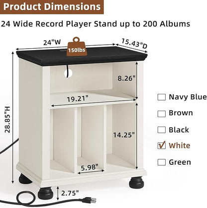 Joaxswe Record Player Stand