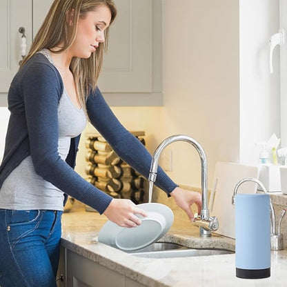 Dish Soap Dish Dispenser, Silicone Squeeze Washing Up Liquid and Hand Soap