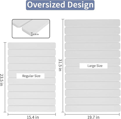 Large Stone Bath Mat 31.5 x 19.7in, Quick Dry Diatomaceous Earth Mats