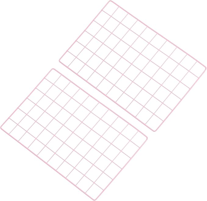PATIKIL 12"x20" Wire Grid Panel, 2 Pack Board Photo Pictures Memo Display Grid