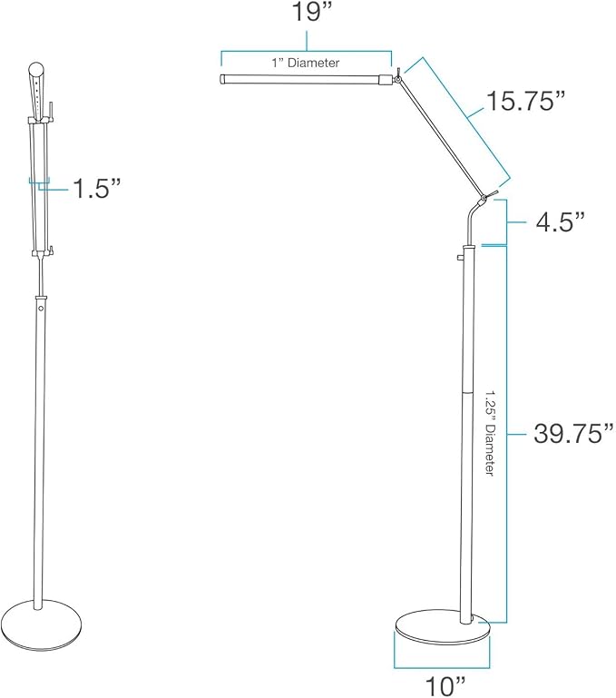 Cocoweb High Powered, LED Floor Lamp