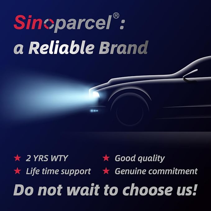 Sinoparcel D1S/D1R Xenon HID Headlight Bulb - 8000K 35W High Low Beam 66144 66140 85140 85415,etc Replacement Lights - Pack of 2