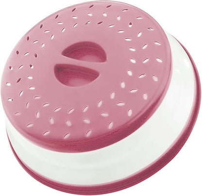 Collapsible Microwave Splatter Cover, 10.5 Inch, Dishwasher-safe, Microwave