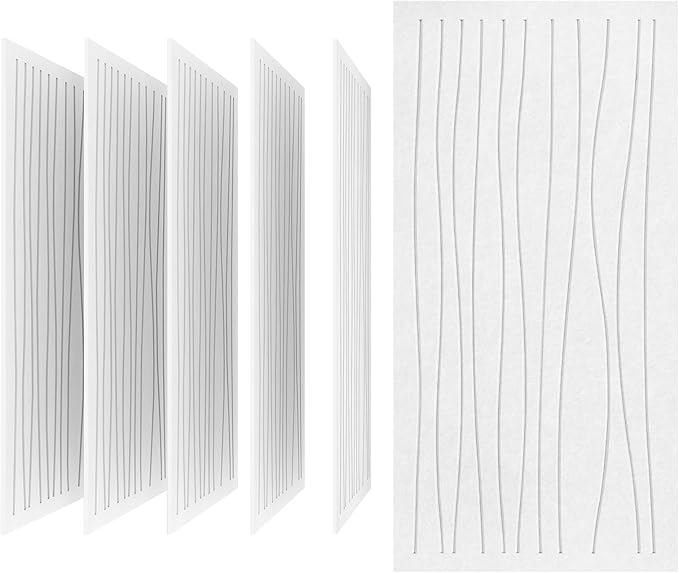 UMIACOUSTICS 6 PCS Acoustic Wall Panels, 47.2 x 23.6 Inches Flame Retardant