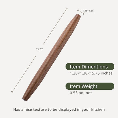 Muso Wood Decorative French Rolling Pins