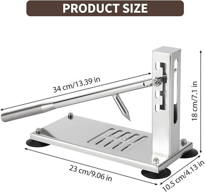 Oyster Clam Opener Machine Adjustable Oyster Shucker Machine 4-Level Tool Set, Portable Stainless Steel Clam Opener with Suction Cups, G-Clamp, Knives & Glove for Home Kitchen