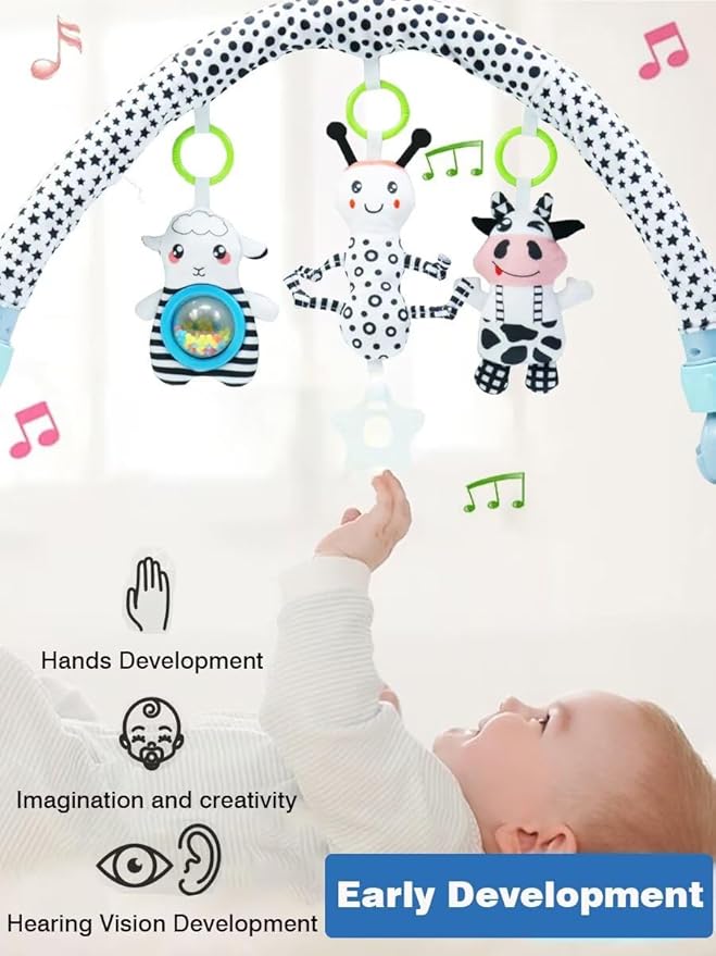 Pau1Hami1ton Baby Stroller Arch Toys, Car Seat Toys,Baby Gifts.S-19(Ant)