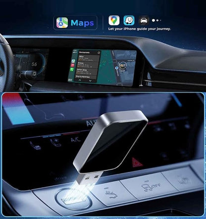 Car Wireless CarPlay Adapter for Land Rover Range Rover Sport 2019-2023 2024 2025, Plug & Play, Play Stable Connection No Latency, Converts Wired to Wireless,Normal-A-Matching Head