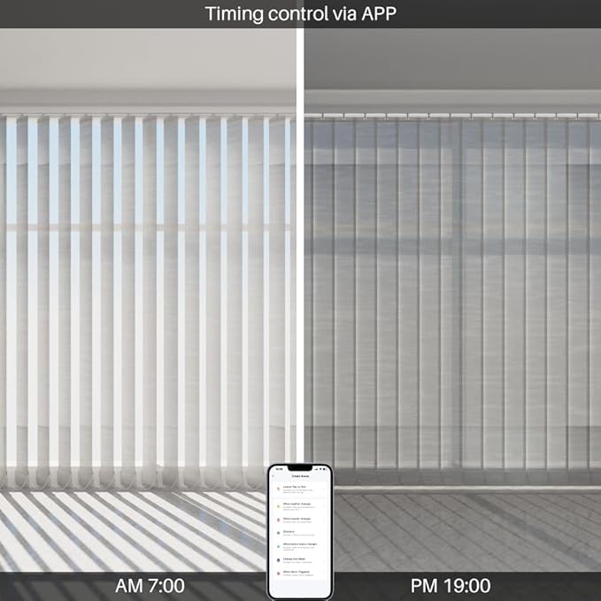 Blindify Motorized Vertical Blinds Compatible