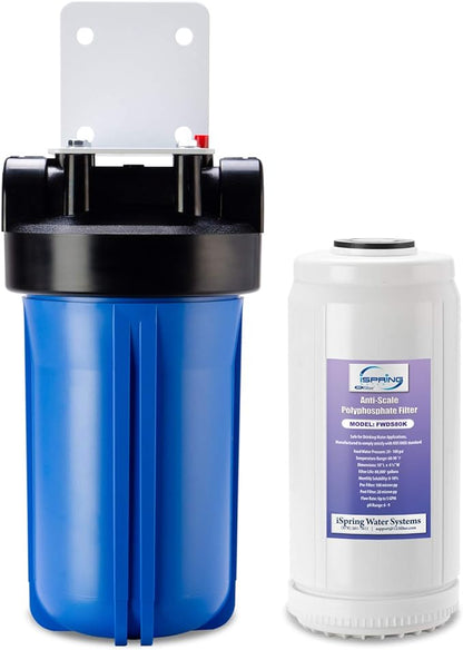 iSpring WDS80K Anti-Scale 10" x 4.5" Whole House Water Filter