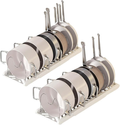 Pot Rack -Expandable Pan Organizer