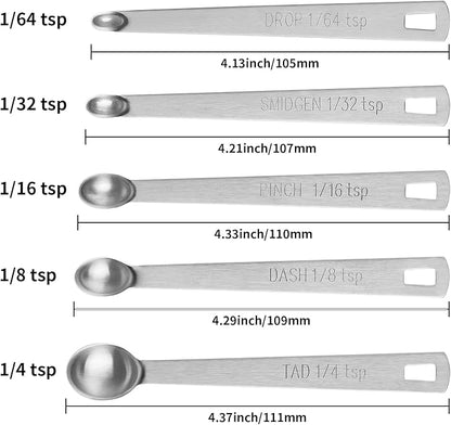 5PCS Small Measuring Spoons Set