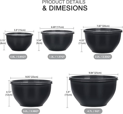 Greentainer Plastic Mixing Bowls