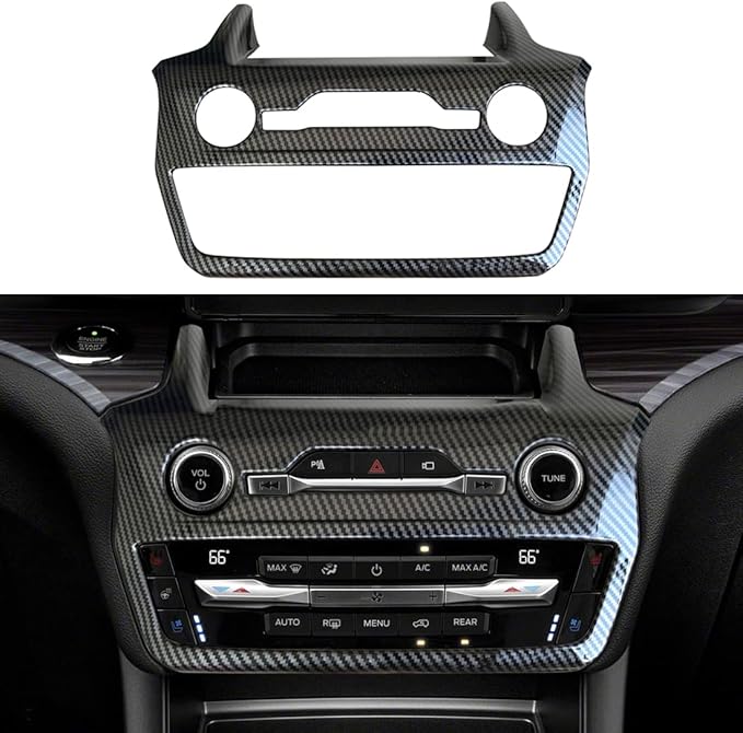 ruihe Carbon Fiber Color Center Dash Radio Audio Control Panel Automatic