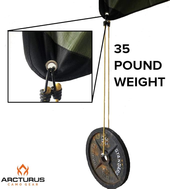 Arcturus Insulated Tarp, Reusable Heavy Duty Thermal Survival Blanket ??60x82in, Reflects 90% Body Heat, Waterproof, Windproof, 3-Layer Design, Reinforced Grommets, Desert Camo