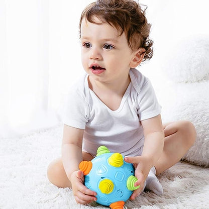 Baby Music Shake Dancing Ball Toy, BPA Free Bouncing Sensory Developmental Ball for Boys and Girls