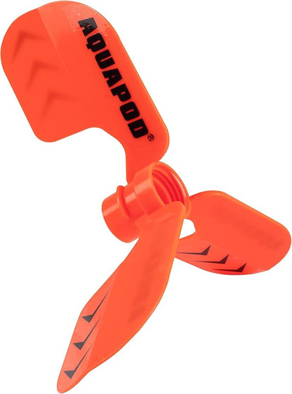 Screw on Curved Water Rocket Fin - Compatible with Any 2 Liter Bottles - Makes Bottle Spiral in Air - Fun Educational STEM Toy & Accessory to Water Rocket Launcher