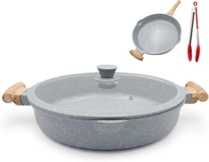 AIKENBBKK Ceramic Frying Pan