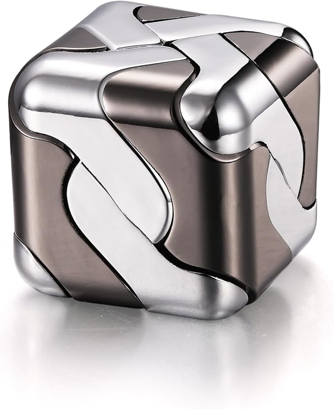 Metal Puzzle 3D Cube Brain Teaser Puzzles