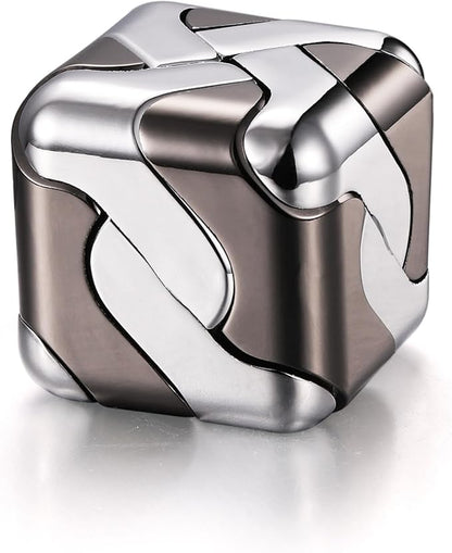 Metal Puzzle 3D Cube Brain Teaser Puzzles