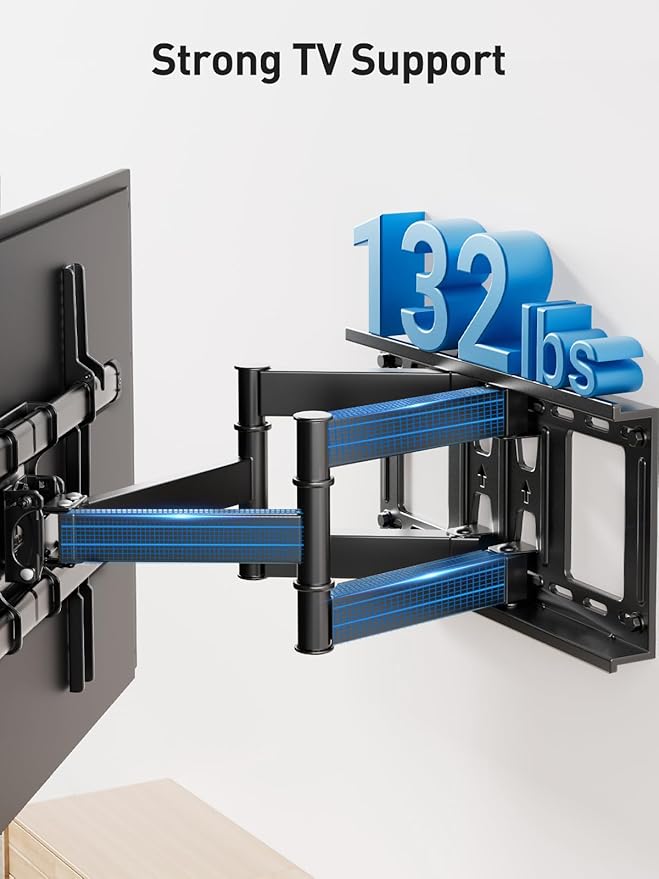 PERLESMITH Full Motion TV Wall Mount
