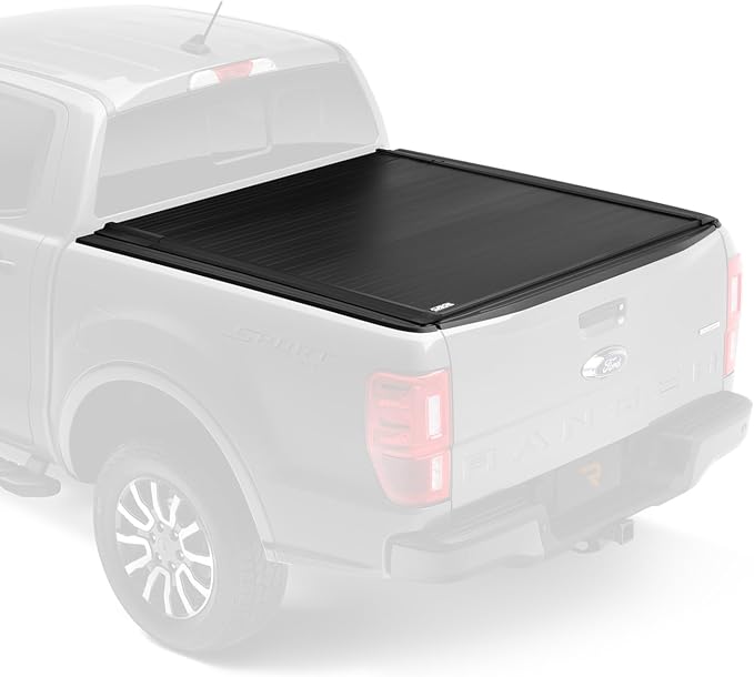 Gator Recoil Retractable Truck Bed Tonneau Cover | G30481 | Fits 2019 - 2025 Chevy/GMC Silverado/Sierra 1500, works w/ MultiPro/Flex tailgate (Will not fit Carbon Pro Bed) 5' 10" Bed (70")