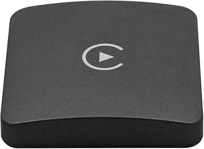Car Wireless Carplay Box Wireless Android Auto Converter Box 5.0 Bluetooth Support Wireless Carplay Adapter Compatible for Automobile Player Black