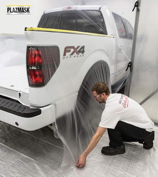 Pre-Taped Masking Film, 12-Feet X 65-Feet