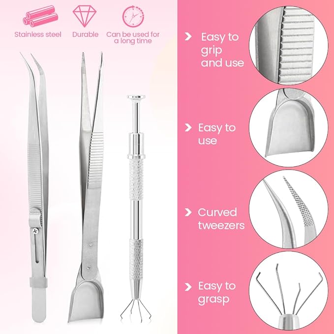 4 PCS Sprinkles Tools for Cake Decorating, Sprinkle Pen Pearl Grabber
