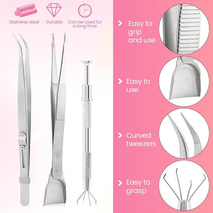 4 PCS Sprinkles Tools for Cake Decorating, Sprinkle Pen Pearl Grabber