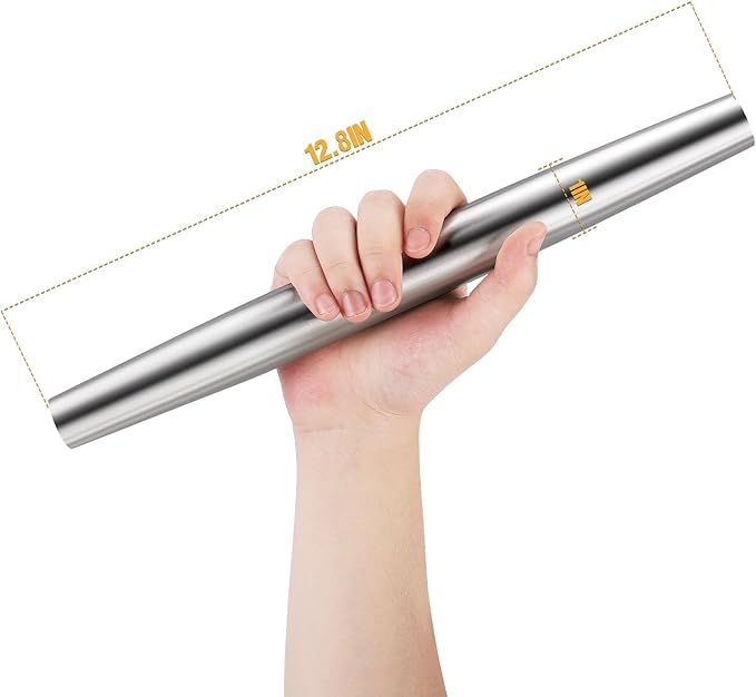 Smooth Stainless Steel Rolling Pin