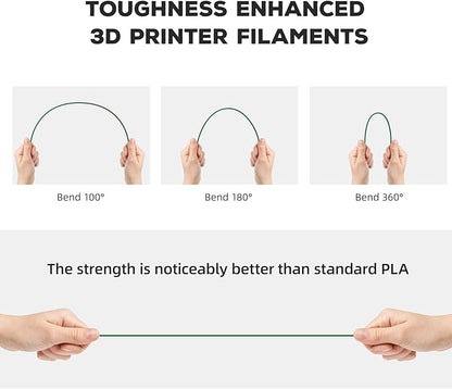 FLASHFORGE PLA Filament 1.75mm, 3D Printer Filament 1kg (2.2lbs) Spool, Dimensional Accuracy +/- 0.02mm, 3D Printing Filament Easy to Use and Fits for Most FDM 3D Printers (Rainbow)