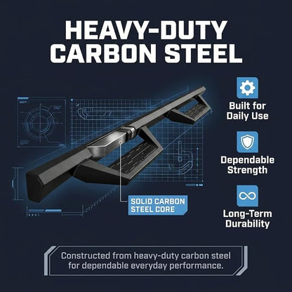 APS Edge Drop Step Running Boards for Silverado/Sierra Crew Cab (4th Gen)