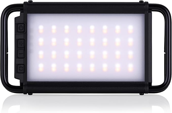 CLAYMORE Ultra 3.0 (Medium) - USB-C Rechargeable Outdoor Portable Area Light, 3 Color Modes, 40 to 2,200 Lumens, 11,600mAh Battery. Ideal for Camping, Fishing, Backpacking, and Construction.