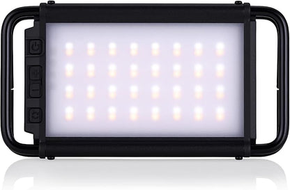 CLAYMORE Ultra 3.0 (Medium) - USB-C Rechargeable Outdoor Portable Area Light, 3 Color Modes, 40 to 2,200 Lumens, 11,600mAh Battery. Ideal for Camping, Fishing, Backpacking, and Construction.