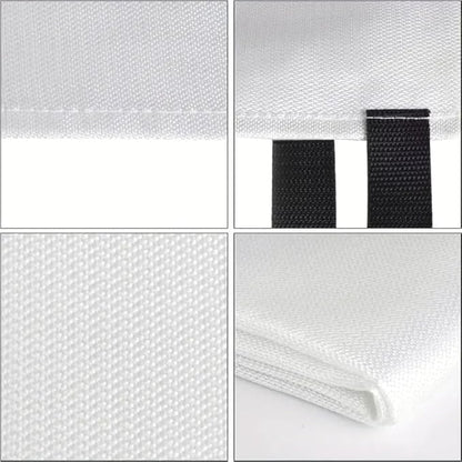 Emergency Fire Blanket for Fire Suppression, 39x39 inches Flame Retardant Fabric Fireproof Blanket, Survival Gear for Home Safety, Outdoor Camping (2 Pack)