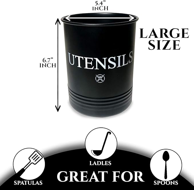 Utensil Holder Large Crocks Kitchen