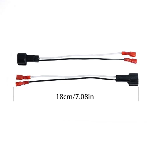 HSTECH 72-5600 2 Pairs (4 Pack) Wire Cable Wiring Harness for Ford Lincoln Mercury Mazda Speakers Adapter Connector Adaptor Plug