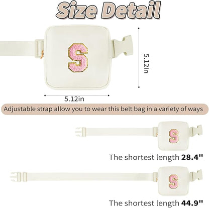 Gifts for Girls & Kids - Mini Belt Bag Crossbody Bag - Birthday Gifts for Daughter, Sister or Her; Teen Girl & Travel Essentials, Cute Trendy Stuff - Cream, S