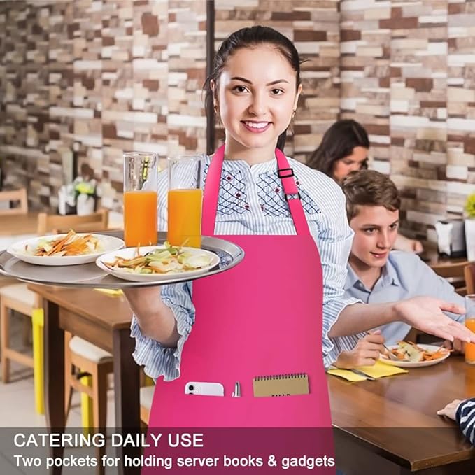 Jubatus 2 Pack 100% Cotton Aprons