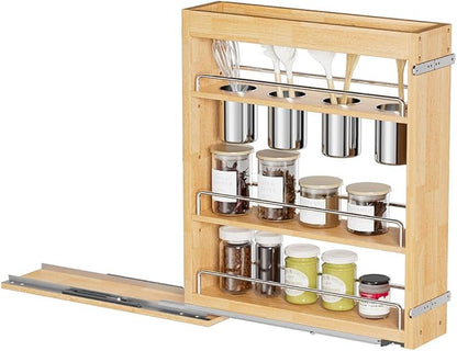 OCG 5" Pull-Out Solid Wood Storage Organizer
