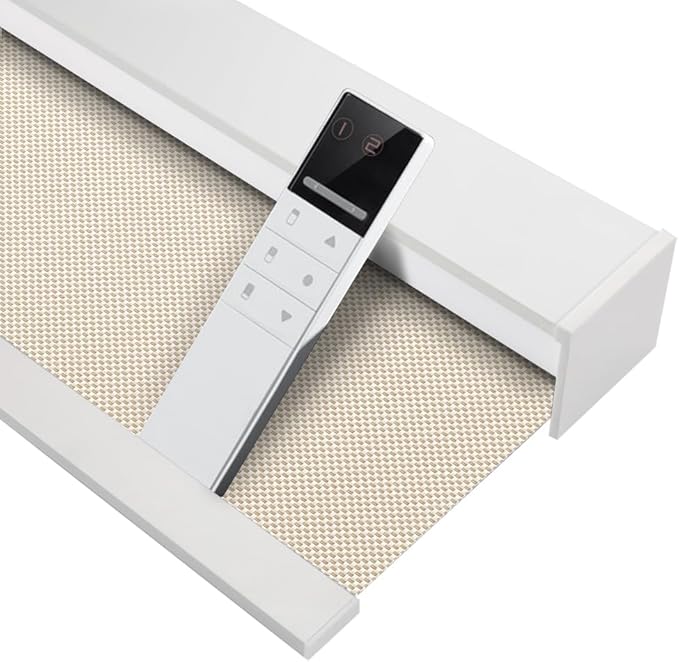 Zshine Motorized Blackout Window Blinds Customize Width Remote Control Wireless