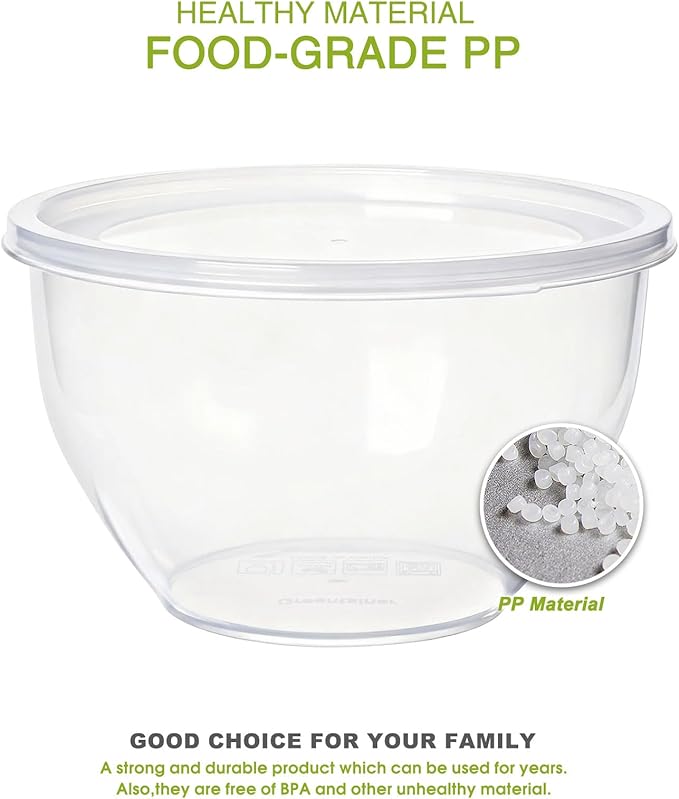 Greentainer Plastic Mixing Bowls