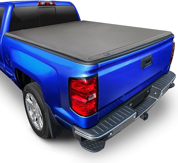Tyger Auto T3 Soft Tri-Fold Truck Bed Tonneau Cover Compatible with 1988-2006 Chevy Silverado / GMC Sierra 1500 2500 HD 3500 HD | 2007 Classic ONLY | Fleetside 6'6" Bed (78") | TG-BC3C1009